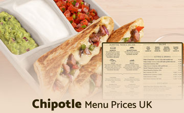 Chipotle Uk Menu