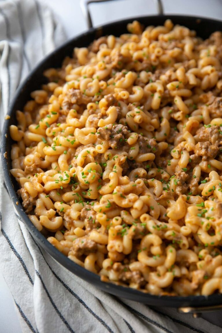 Hamburger Macaroni Casserole Recipe