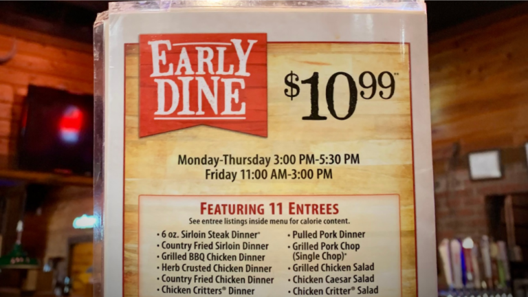 Texas Roadhouse Lunch Menu With Prices